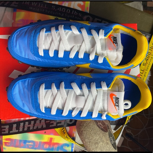 🆕  - Nike Waffle Racer - Mens Running - Blue - Picture 4 of 8